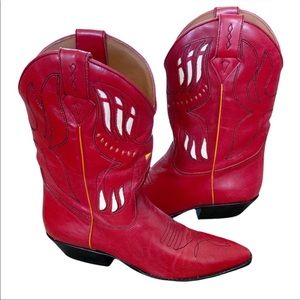 Red cowgirl Boots